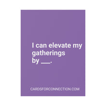 Load image into Gallery viewer, CUSTOM Cards for Connection® Plastic Yard Sign for Events and Celebrations - Games for Humanity