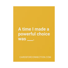 Load image into Gallery viewer, YELLOW Cards for Connection® Plastic Yard Sign for Events and Celebrations - Games for Humanity