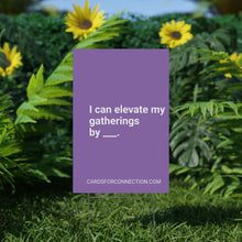 Load image into Gallery viewer, CUSTOM Cards for Connection® Plastic Yard Sign for Events and Celebrations - Games for Humanity