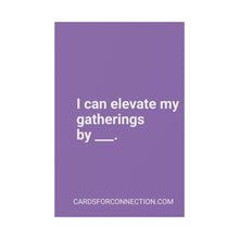 Load image into Gallery viewer, CUSTOM Cards for Connection® Plastic Yard Sign for Events and Celebrations - Games for Humanity