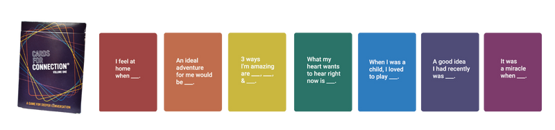 Set of Cards-for-Connection with transparent background