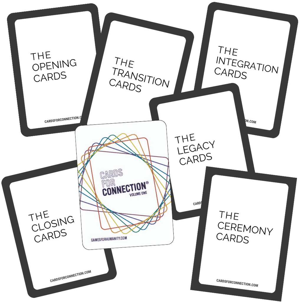 Cards for Facilitators Digital Deck in seven categories. Printable Game to elevate your events