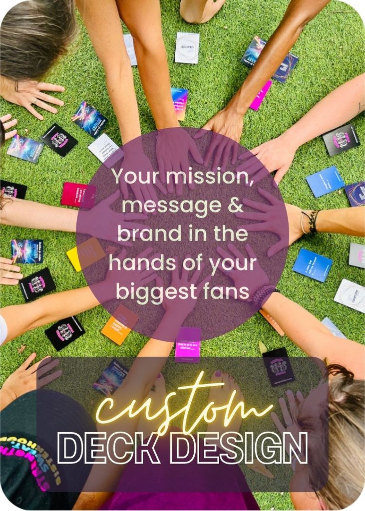 Custom Deck Design Session with Erin - Games for Humanity