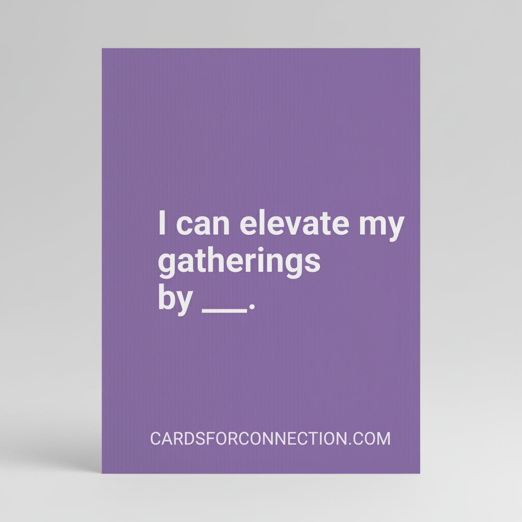 CUSTOM Cards for Connection® Plastic Yard Sign for Events and Celebrations on a grey backdrop