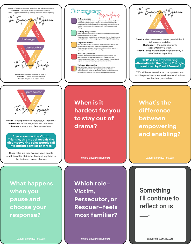 Cards for Empowerment – Printable Deck + Guide - Games for Humanity