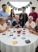 Load image into Gallery viewer, Graduation party with conversation cards