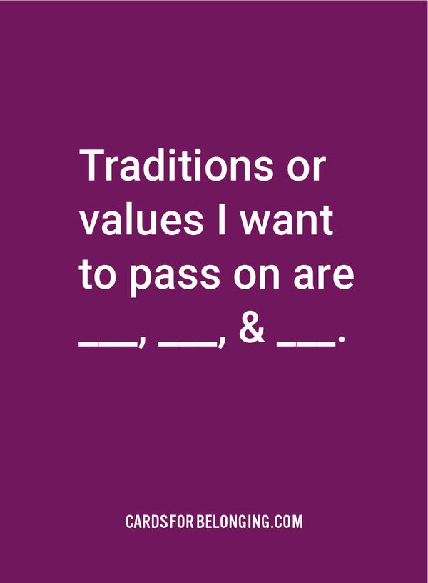 Cards for Belonging & Inclusion Deck - Games for Humanity