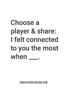 Cards for Belonging & Inclusion Deck - Games for Humanity