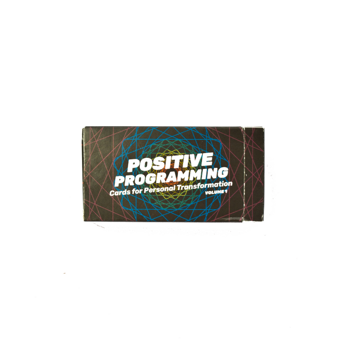 Positive Programming Deck by Games for Humanity. Front view of the box displaying the product packaging.​
